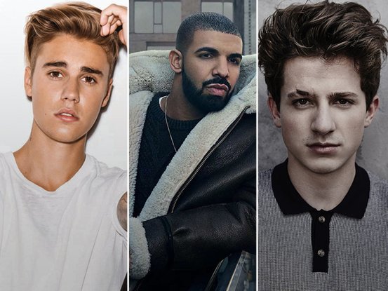Justin Bieber, Drake et Charlie Puth