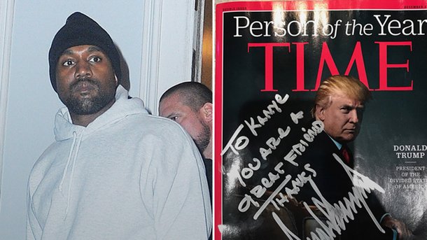 Kanye West poste fièrement sa dédicace de Donald Trump!