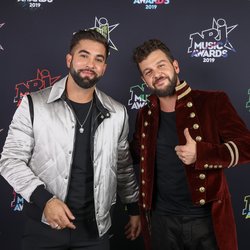 Claudio Capéo et Kendji Girac - Le Photocall des NRJ Music Awards 2019