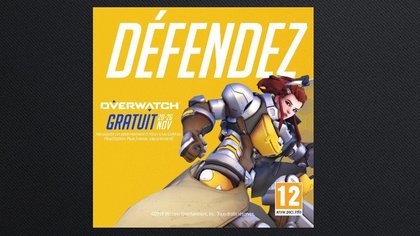 Overwatch gratuit 20 au 27 novembre 2018