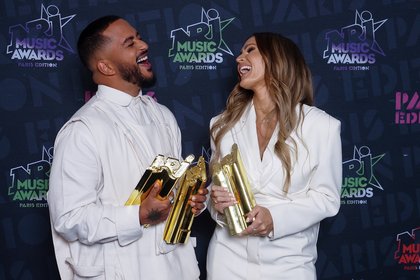 Vitaa & Slimane - Photocall NRJ Music Awards Paris Edition