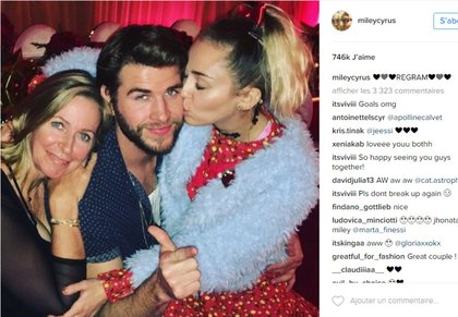 Miley Cyrus fête Noël avec la famille de Liam Hemsworth