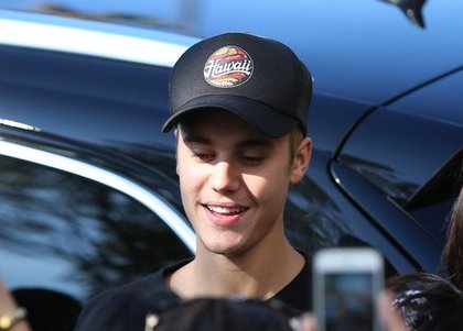 Justin Bieber avec ses fans en Australie