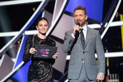 Thylane Blondeau et David Guetta - Cérémonie des NRJ Music Awards Paris Edition