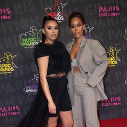 Amel Bent et Imen ES - Tapis Rouge NRJ Music Awards Paris Edition