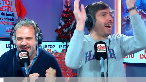 Patrick Chanfray et Vincent Piguet au standard de Rire & Chansons - Réactions à l'arrêt du match du PSG - Le top de l'actu