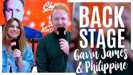 L’interview Backstage de Gavin James et Philippine