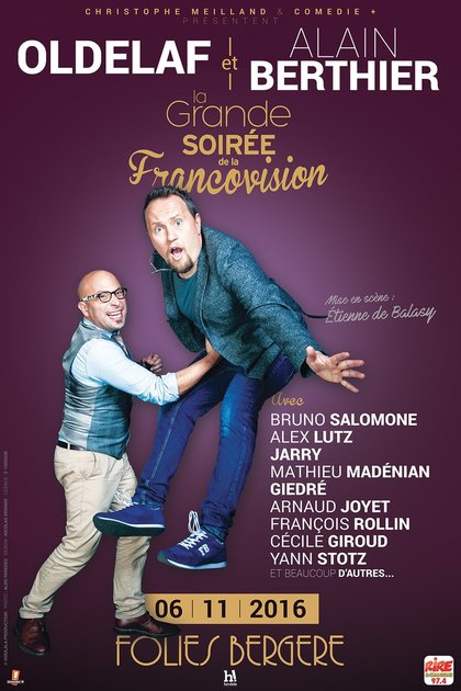 Oldelaf et Alain Berthier - la Grande Soirée de la Francovision avec Rire & Chansons
