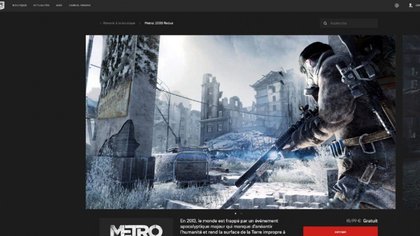 Metro 2033: Redux gratuit sur l'Epic Games Store