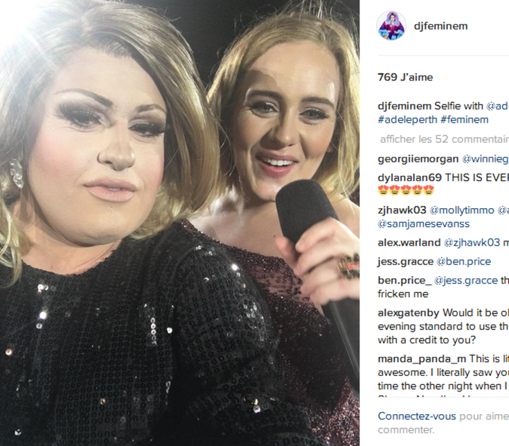 Adele et DJ Feminem