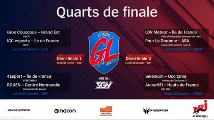 League Of Legends - La Grosse Ligue : les matchs des quartes de finale