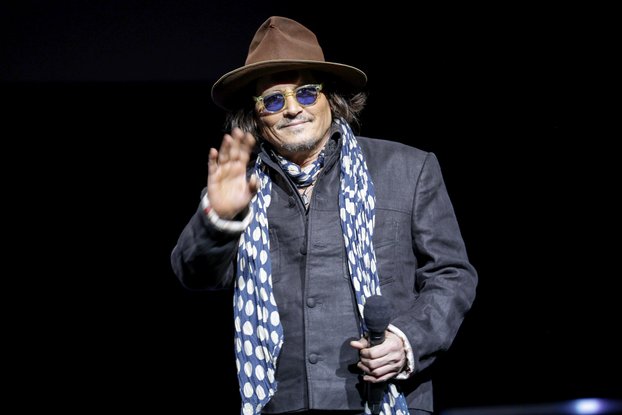 Johnny Depp à Las Vegas pour le CinemaCon 2026