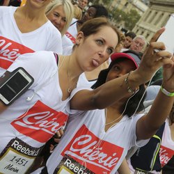 La team Fitnext/Chérie FM lors de la Parisienne