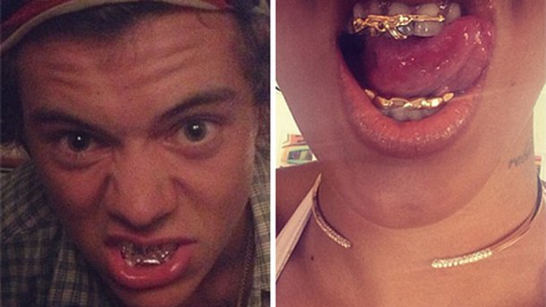 Harry Styles et Rihanna à chacun son grillz