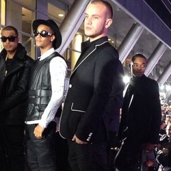 Justin Bieber à l'avant première de son film "Believe"