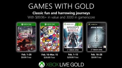 Games With Gold février 2019 : les jeux offerts en image