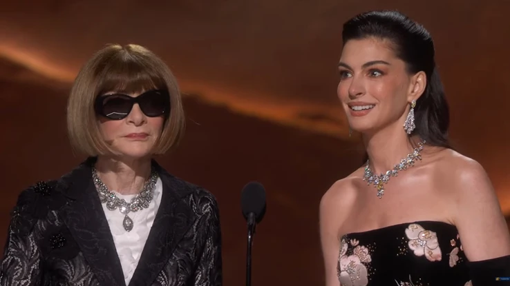 Anna Wintour et Anne Hathaway / Oscars 2026 / Capture d'écran 20th Century Studios