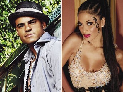 Mohombi et Nicole Scherzinger sous les cocotiers
