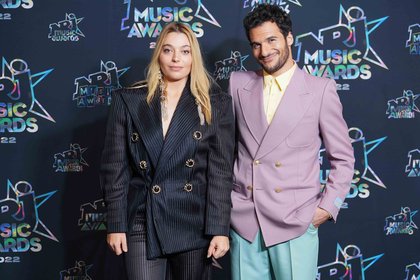 Samanta Cotta et Amir - Photocall des NRJ Music Awards 2022