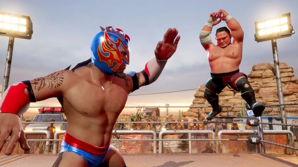 WWE 2K Battlegrounds dévoile ses modes de jeu en vidéo