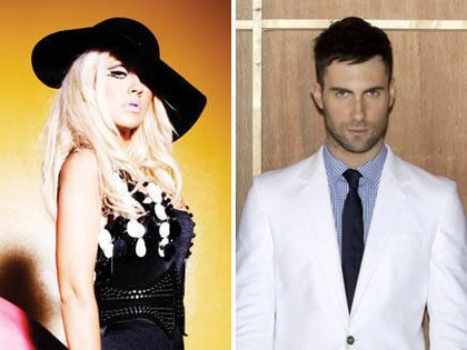 Christina Aguilera et Adam Levine en duo