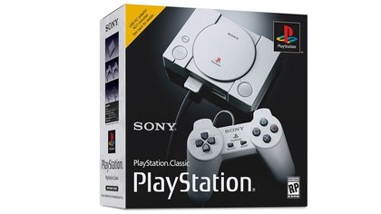 La boîte de la PlayStation Classic imite celle de la toute première PlayStation, en version mini, évidemment.