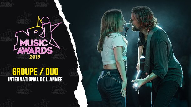 Lady Gaga et Bradley Cooper sacrés «Groupe/Duo International de l’Année»