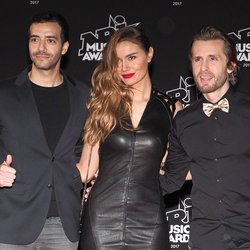 Tarek Boudali, Charlotte Gabris et Philippe Lacheau - NRJ Music Awards 2017
