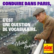 Citation de Michel Audiard : "Conduire dans Paris..."