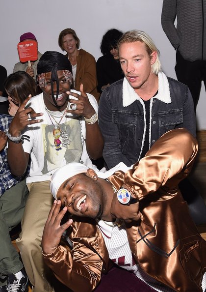 Diplo à la Fashion Week de New-York, septembre 2017