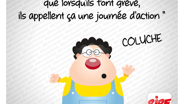 Retrouvez Coluche sur Rire & Chansons - Les images drôles de Rire & Chansons