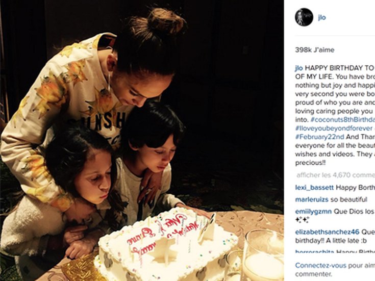 Jennifer Lopez fête l'anniversaire de ses jumeaux!