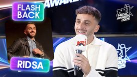 Le Flashback de Ridsa : "Je ne pensais pas être un jour aux NRJ Music Awards"