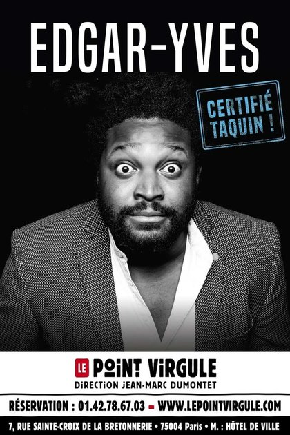 Edgar Yves - certifié taquin - point virgule