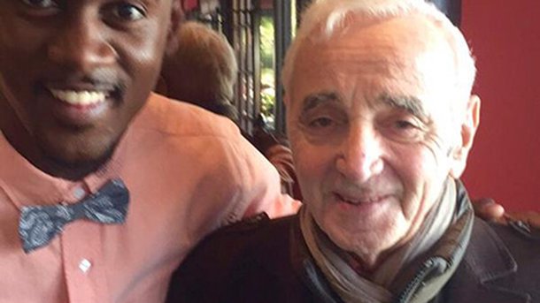 Black M : rencontre avec Charles Aznavour!