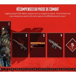 Apex Legends : contenu du Battle Pass - Saison 1