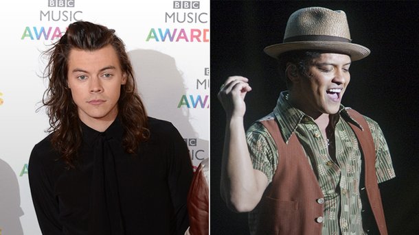 Harry Styles collabore avec Bruno Mars pour son premier album solo