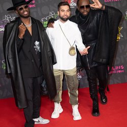 Dadju, Kendji et Gims - Tapis Rouge NRJ Music Awards Paris Edition