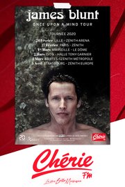 James Blunt en tournée "Once Upon A Mind Tour" avec Chérie FM