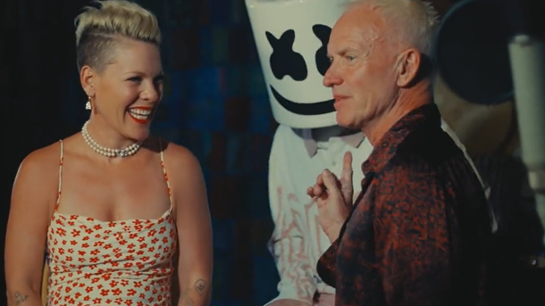 P!nk dévoile « Dreaming » en collaboration avec Sting et Marshmello