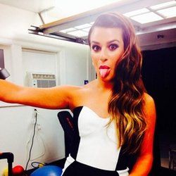 Lea Michele:This is my serious face:) @HollywoodBowl