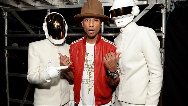 Daft Punk et Pharrell Williams: les coulisses de l'enregistrement de "Get lucky"