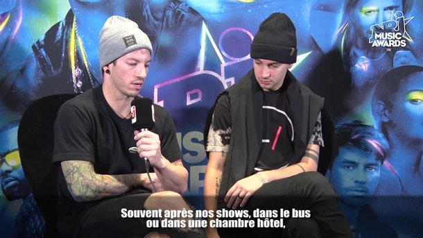 Twenty One Pilots : «la scène des NRJ Music Awards, c’est quelque chose de nouveau pour nous»