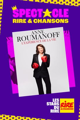 Anne Roumanoff - L’expérience de la vie - affiche tournée