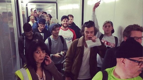 Lily Allen avec les One Direction et Miley !