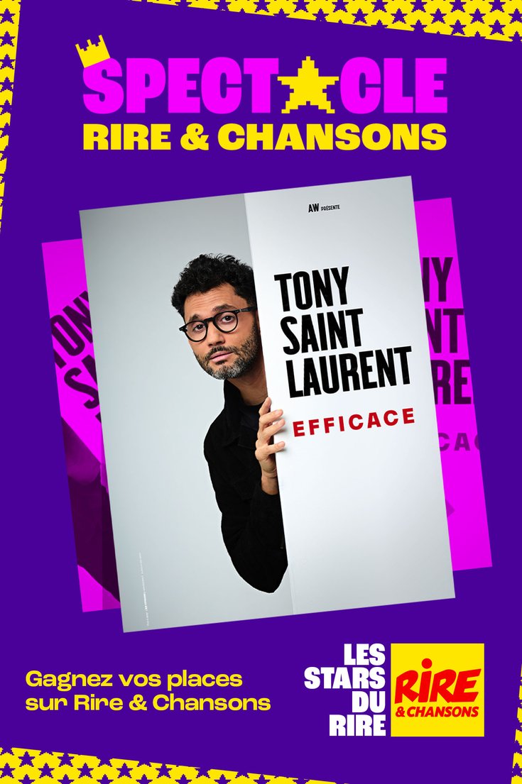 Affiche Tony Saint Laurent Efficace