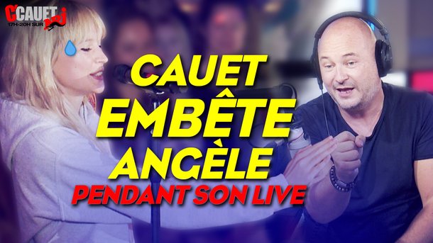 CAUET embête ANGÈLE pendant son live ! C'Cauet sur NRJ