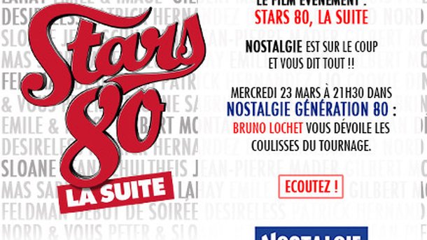Les coulisses du tournage "Stars 80 La suite" avec Bruno Lochet