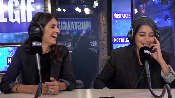 Leïla Bekhti et Géraldine Nakache sur Nostalgie : Le blindtest