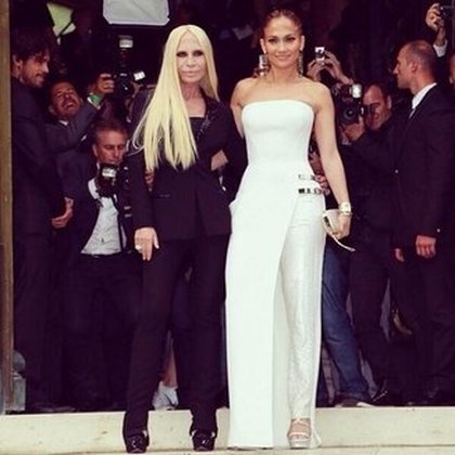 Jennifer Lopez au défilé Versace !